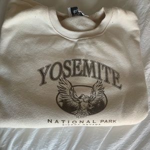 princess polly yosemite cream crew neck